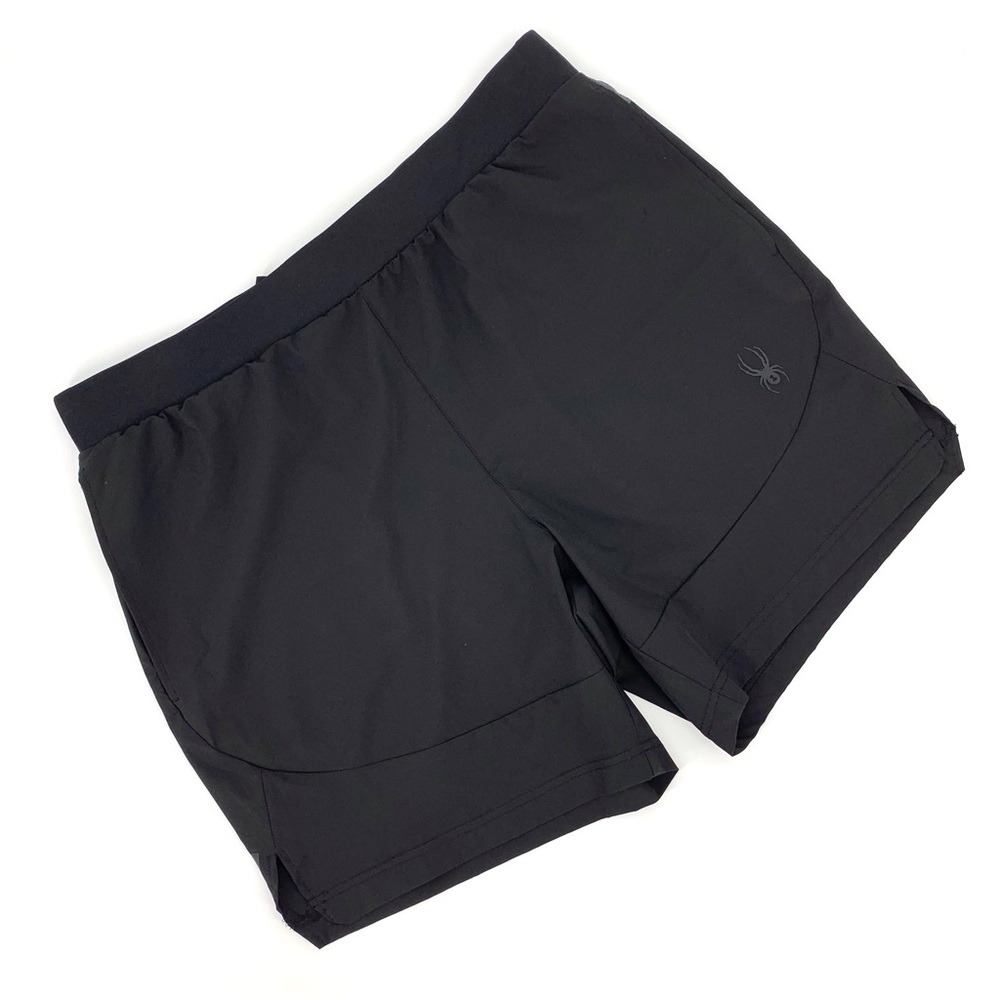 Spyder NWT Black Loose Fit Quick Dry Elastic Waist 7” Shorts, XL